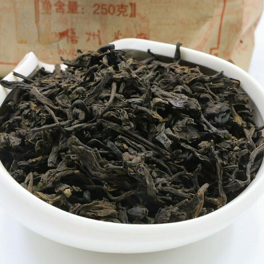 Aged Teas Three Cranes Sanhe Loose Liupao Tea Top-grade Dark Tea 2301 250g