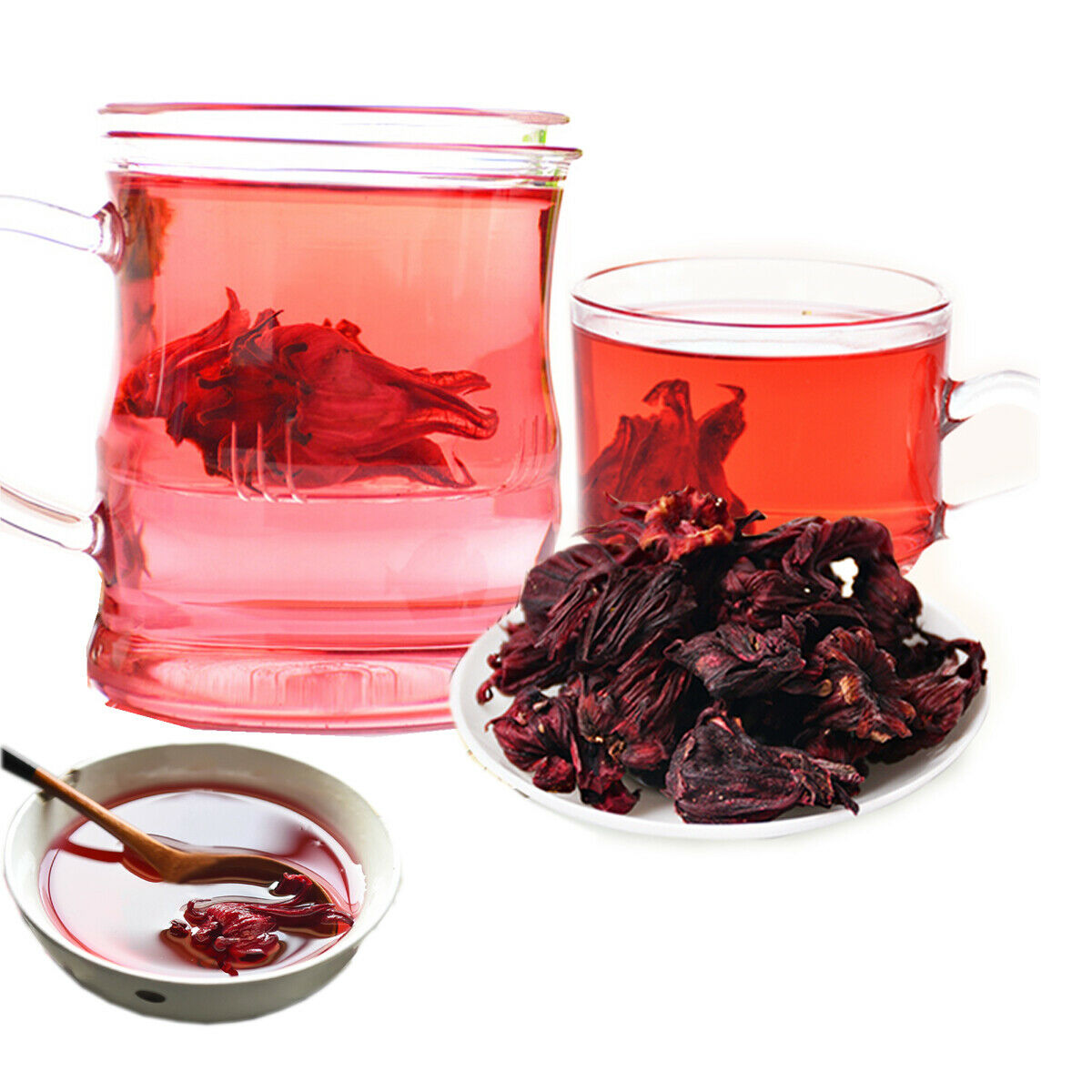 Leaves Sour Plum Soup Rose Dried Flower Tea Roselle Tea Rose Luoshen Flower Tea Main image