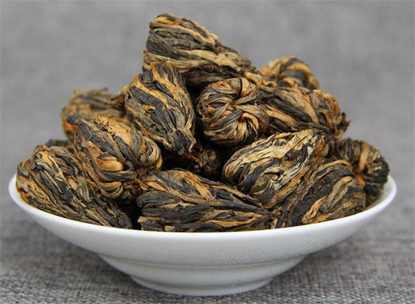 Canned Handmade Black Tea Yunnan Dianhong Black Tea Small Pagoda Pu-erh Tea 60g