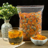 Chinese Marigold Tea Ecology Calendula Officinalis Tea Female Flower Herbal Tea