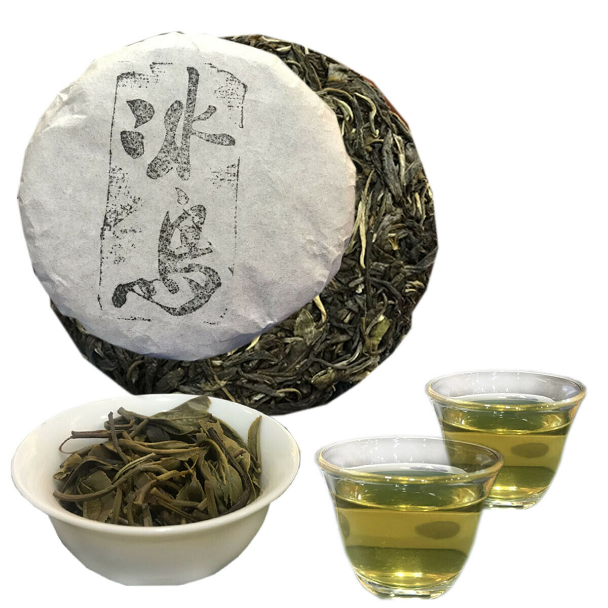 Premium Raw Puer Tea Cake Bing Dao Sheng Pu-erh Healthy Care Chinese Yunnan 100g Main image