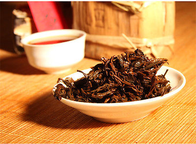 6A Weight loss Shu Puer Tea Grade China Menghai Xing Hai Ripe Puerh Brick 1000g Secondary image