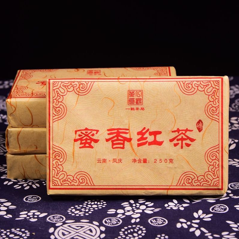 TeaDr. Pu'er Tea Yunnan Black Tea Ancient Tree Dian Hong Brick DianHong 250g