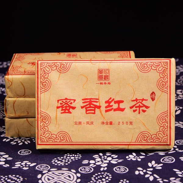 TeaDr. Pu'er Tea Yunnan Black Tea Ancient Tree Dian Hong Brick DianHong 250g
