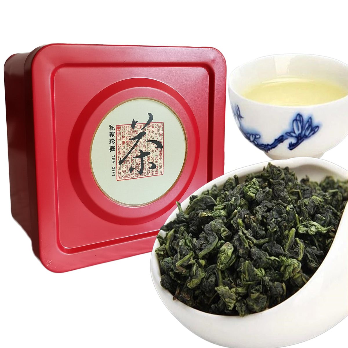 TemuTea 10 bags Iron Cans Gift Packing TiKuanYin Green Tea Tie Guan Yin Tea ANXI Oolong Tea Main image