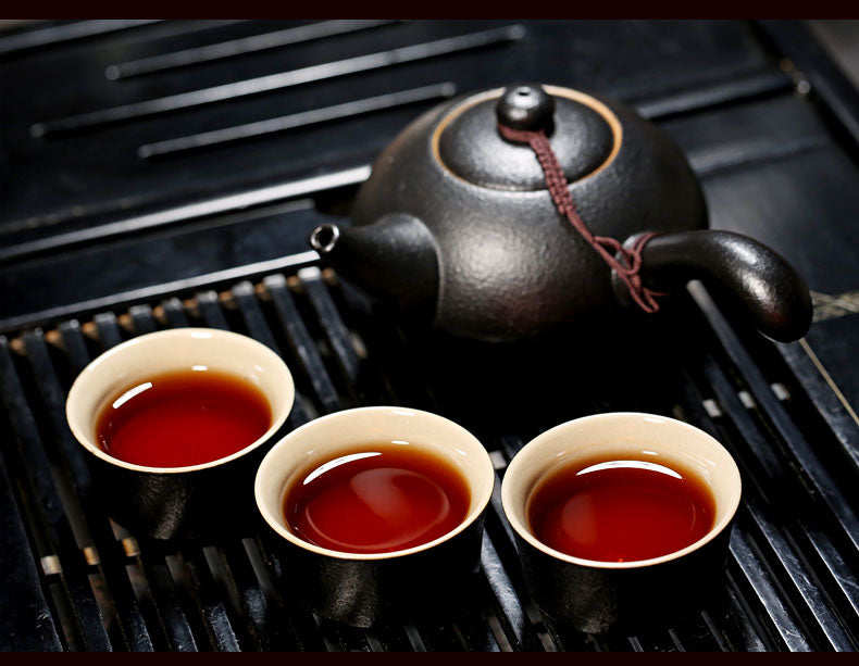 TemuTea 100g China Yunnan Pu'er Tea Cooked Tea Chrysanthemum Flavor Puer Black Pu-erh Tea