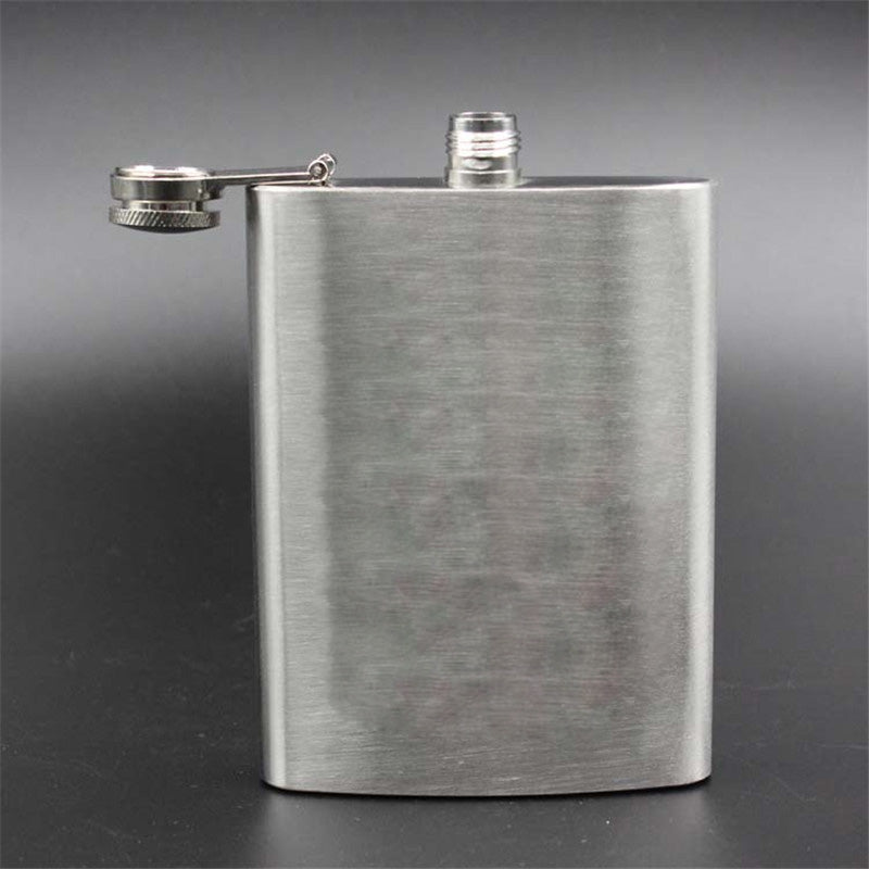 7oz Hip Flask Set Stainless Steel Hip Flask With Funnel Drinking Cup Portable Hip Flask for Whiskey Liquor Wine KC1013-2 Secondary image