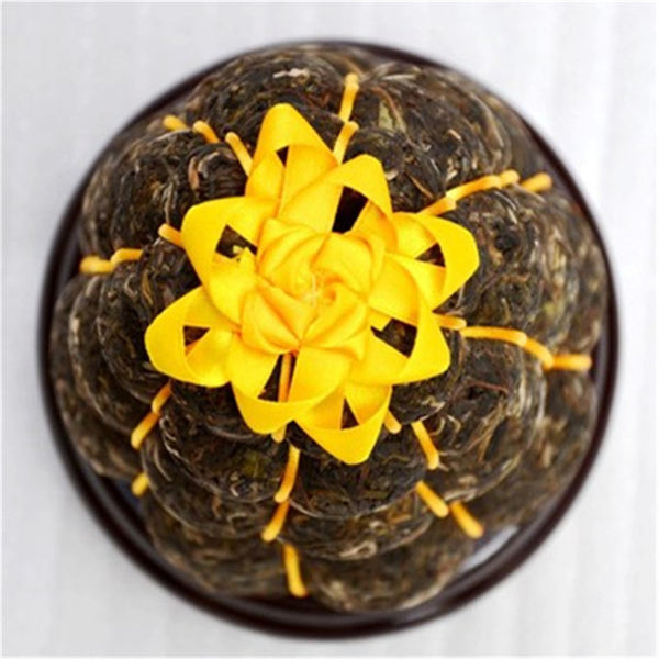 TemuTea 1000g Yunnan Pu-erh Tea Gift Craft Pu Er Tea Gourd Decoration Puer Raw Gift Tea