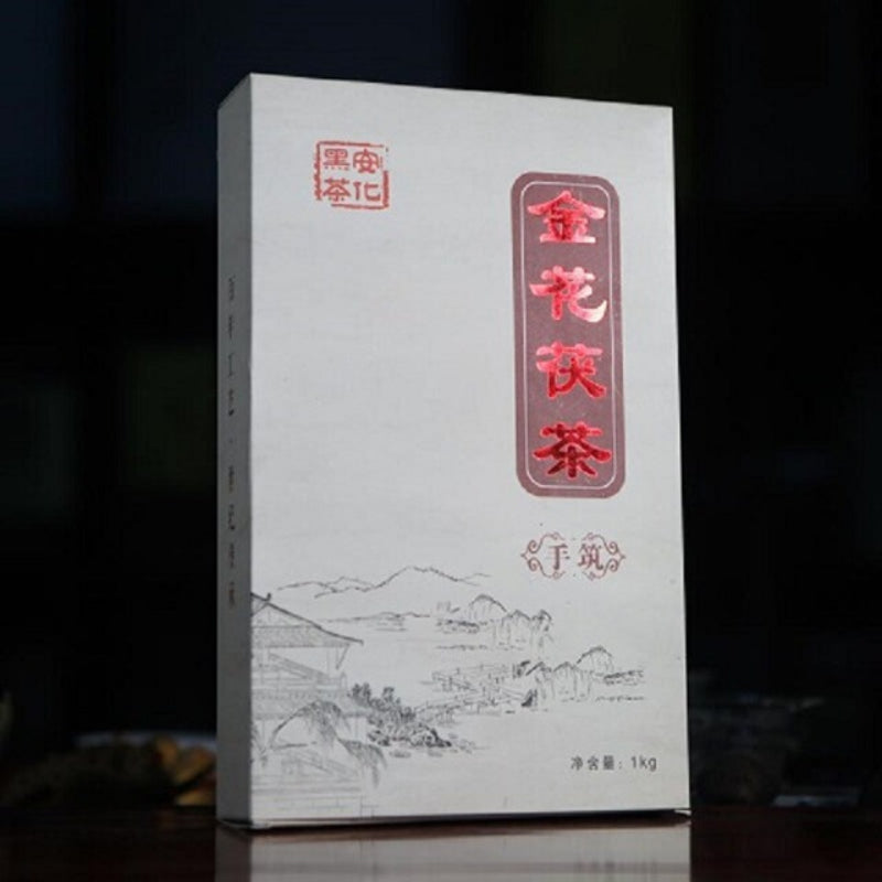 12 Years 1000g Premium Black Tea Handmade Organic Brick Tea Fu Heicha Green Food Main image