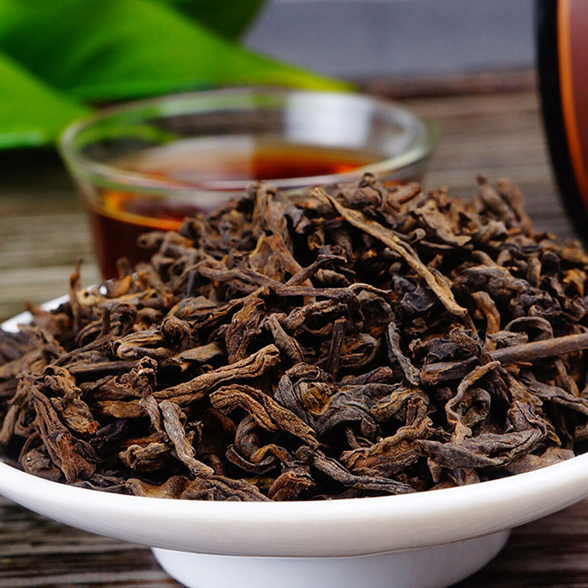 Barrel Black Tea High Mountain Organic China Yunnan Puerh tea Cooked Tea 250g Main image