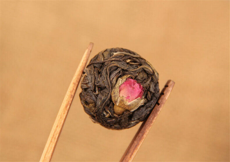 Cha Pu Er Old Trees Pu'er Cha Min Rose Herbal Tea Chinese Handmade Puer Tea 500g Main image