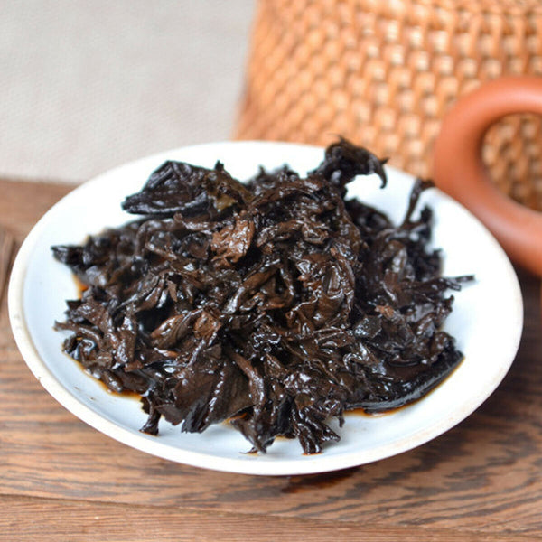 Premium Pu erh Tea Ripe Cake Yunnan Puer Black Tea Jingmaishan Old Tree Tea 357g
