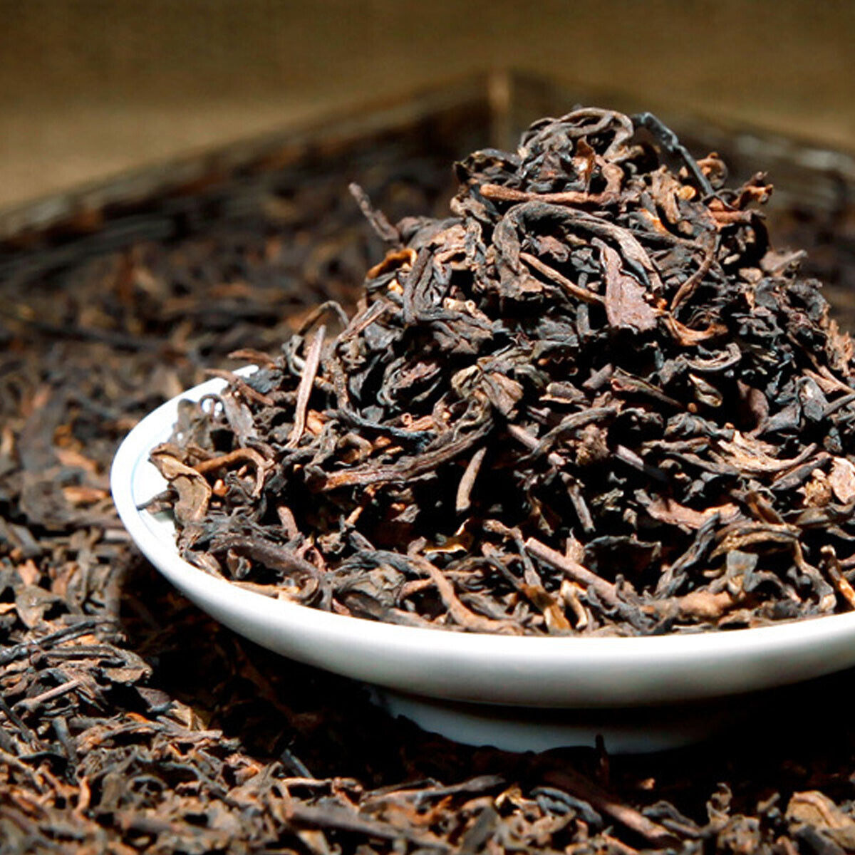Barrel Black Tea High Mountain Organic China Yunnan Puerh tea Cooked Tea 250g