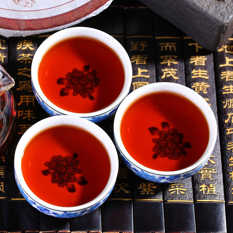 Shu Brown Mountain Pu-erh Tea Ripe Golden Tree Arbor Yunnan Cooked Puer Tea 357g Secondary image