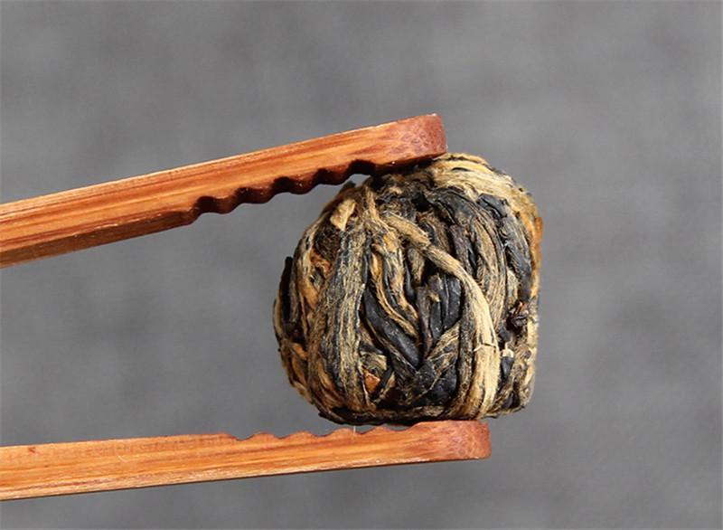 TemuTea 60g China Yunnan Dianhong Black Tea Handmade Small Golden Ball Canned Black Tea