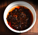 Gong Ting Royal Old Puer Tea Cake Yunnan Mengku Ripe Pu-erh Tea Black Tea 400g 茶