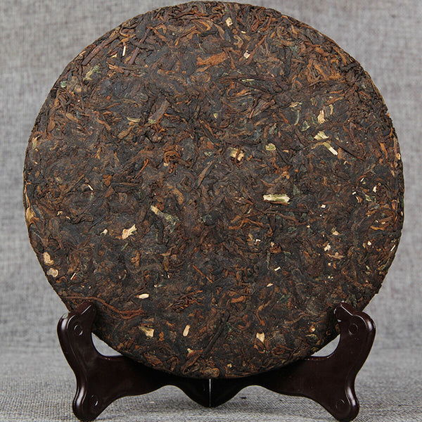Glutinous Rice Fragrant Yunnan Healthy Care Cooked Puerh Tea Red Puer Tea 357g