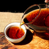 Puerh tea Cooked Tea Cake Black Tea   Seven Sons tea  Old Brown Tree Yunnan 357g