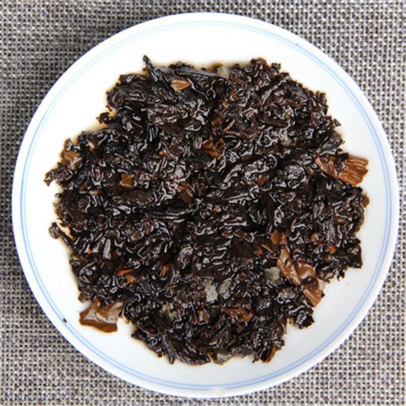 Small Canned Tuocha Black Tea Healthy Drink Yunnan Lotus Leaf Pu Erh Tea 100g