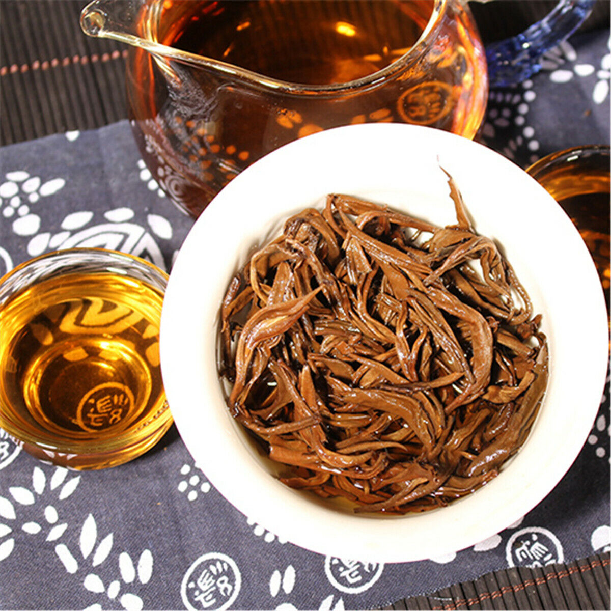 Yunnan High Grade Black Tea Mini Cake Premium Gold Buds Dianhong Health Top100g Secondary image