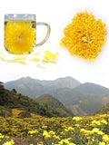 Organic Gold HuangJu Tea 4 pieces Chrysanthemum tea a Large Cup of Herbal Tea in Summer