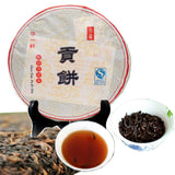 Premium Puer Cooked Black Tea Aged Tribute Cake Ripe Puer Cake Healthy Care 357g