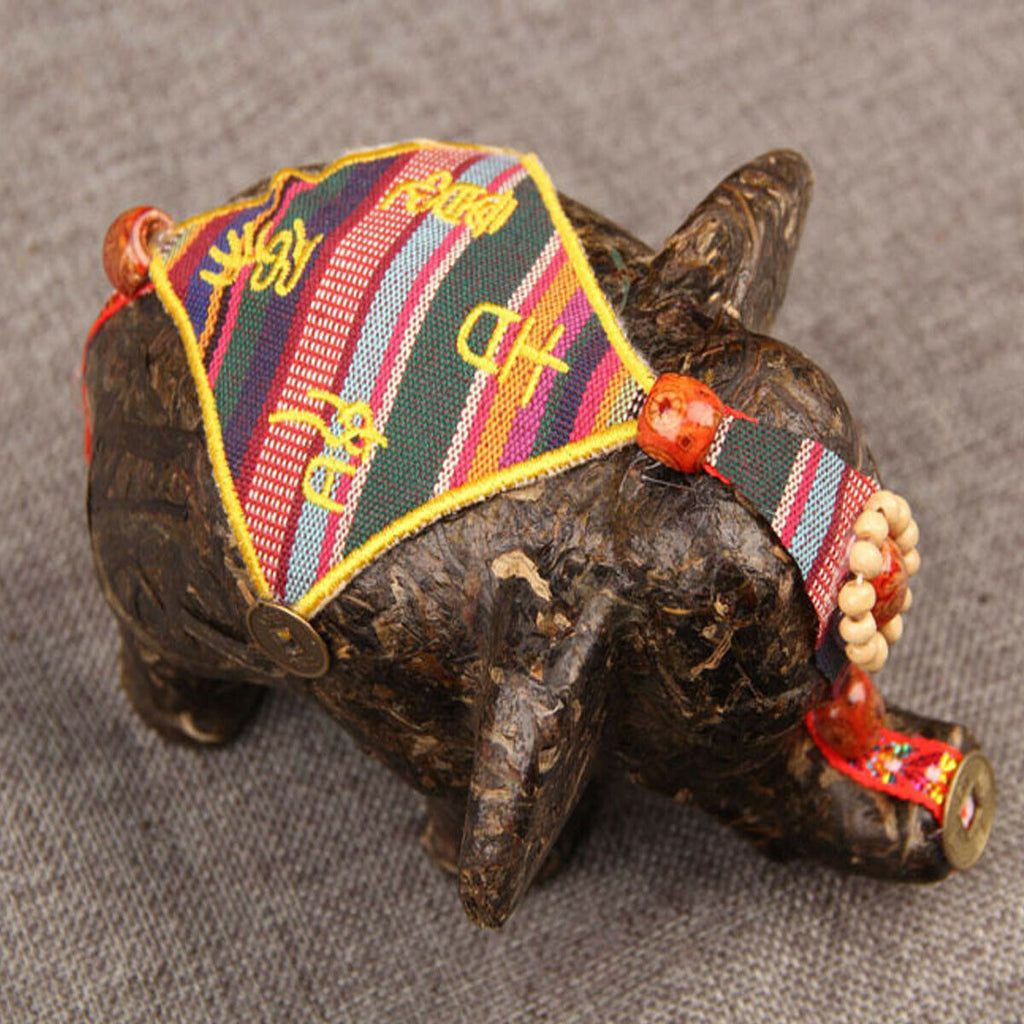 Raw Puer Tea Lucky Creative Gift Craft Puer Sheg Cha Carving Gifts Green Food