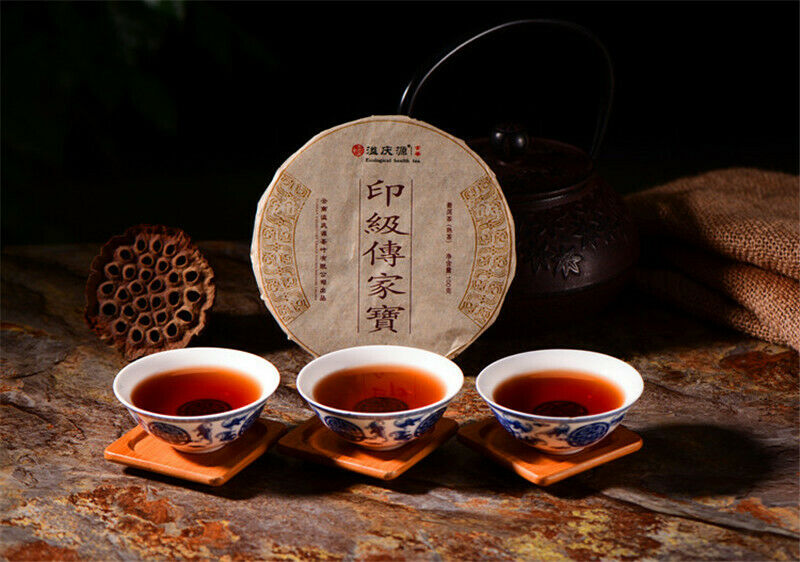 100g Palace Small Brick Puer Tea Puerh Tea Pu Er Cooked Tea Yunnan Green Food