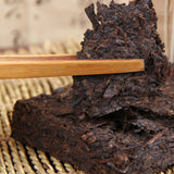 Premium Old Banzhang Ancient Tree Bamboo Tube Tea Puer Cooked Tea Brick 500g