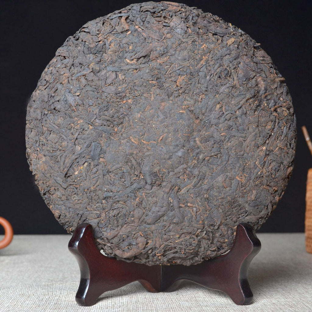 Premium Pu erh Tea Ripe Cake Yunnan Puer Black Tea Jingmaishan Old Tree Tea 357g