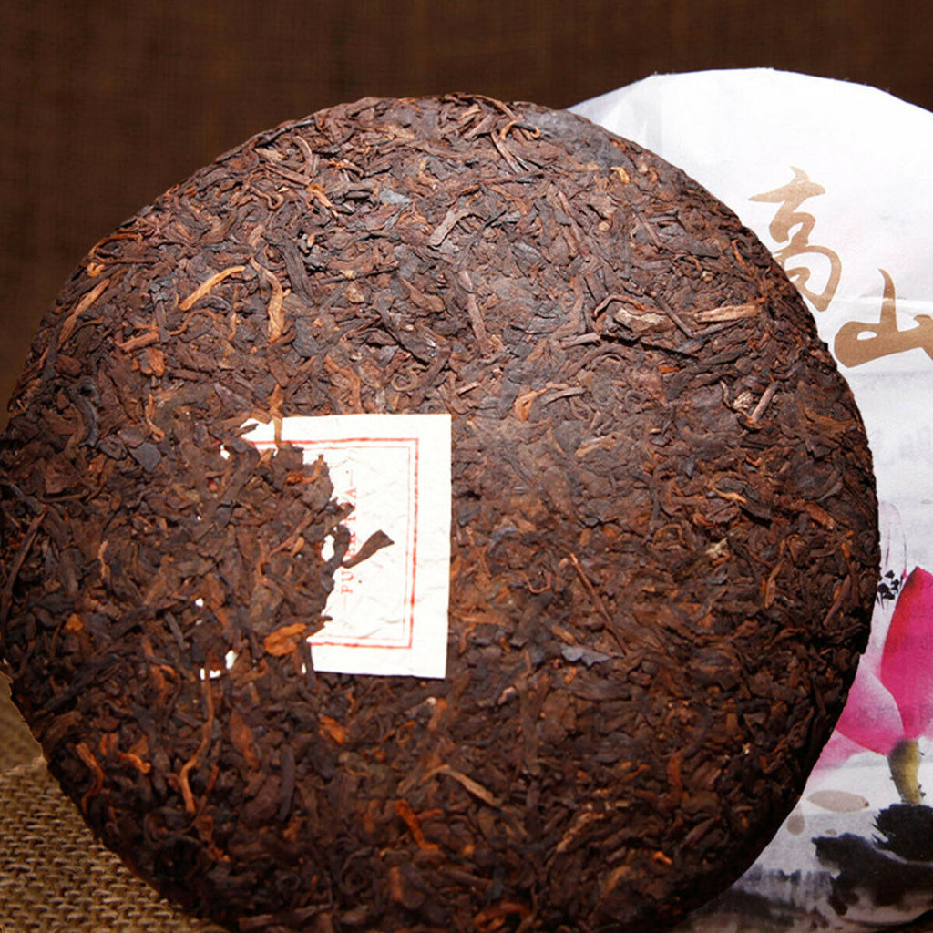 Puerh Tea Cooked Tea Black Tea Chinese High Mountain Big Trees Health Care 357g