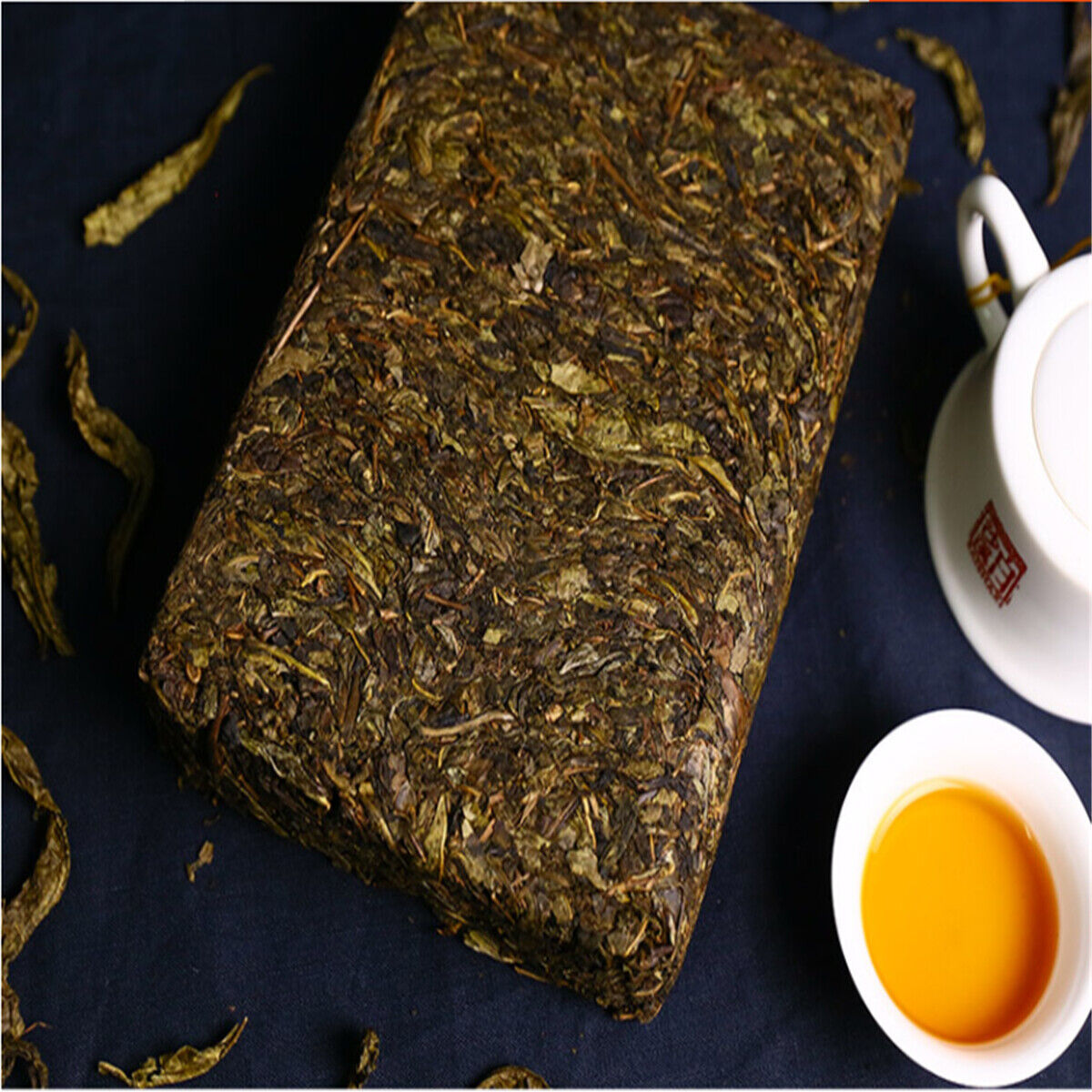 Hunan Anhua Bai Sha Xi Black Tea Dark Tea Golden Flower Fu Zhuan Black Tea 750g Secondary image