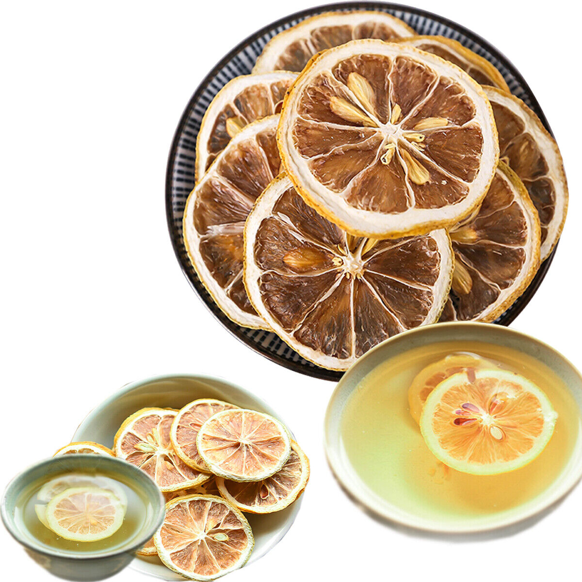 Lemon Slices Dried Freshly Soaked Scented Tea Healthy Food Lemon Tea Fruit Tea