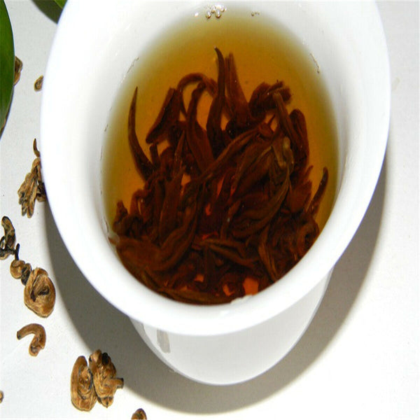 Loose Leaf Dian Hong Black Tea Yunnan Golden Snail Bud "JingLuoYa" Chinese Tea