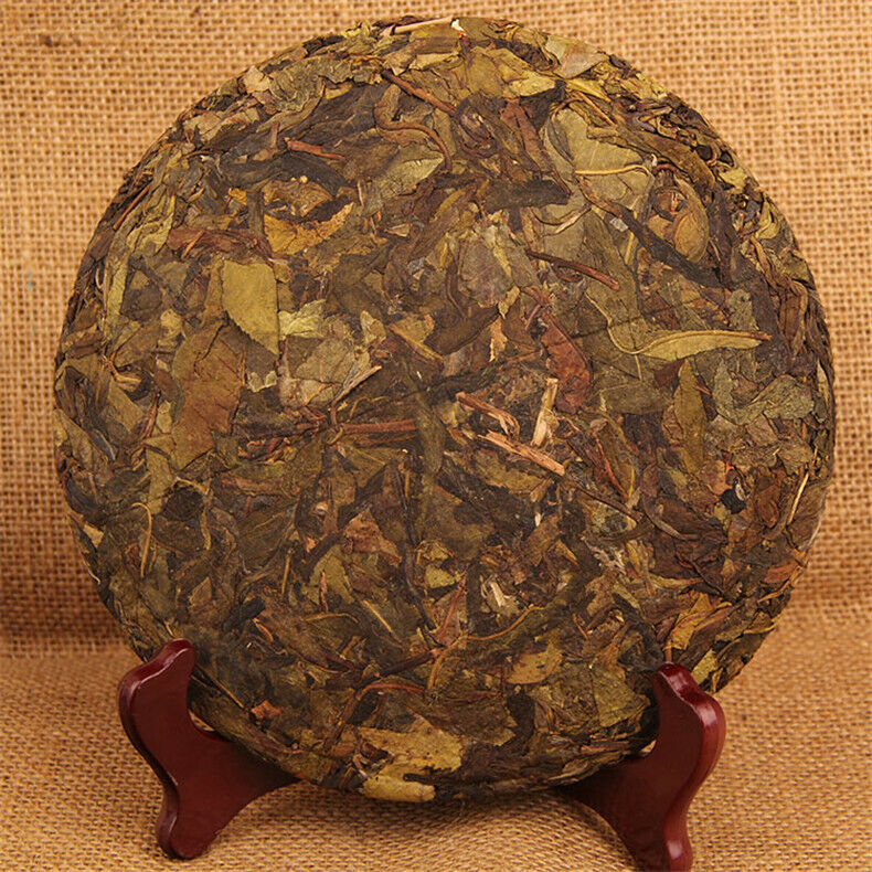 China Puer TeaCake Pu Erh Cha Spring Tea Handmade Fermented Leaf Kongfu Tea 357g Secondary image