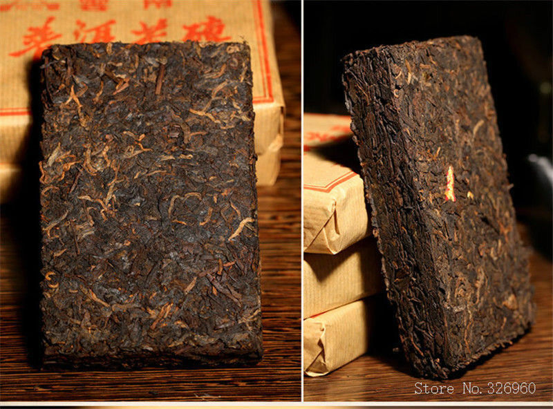Older Puerh Tea Ancestor Antique Brick China Puer Tea Ripe Pu-erh Black Tea 100g