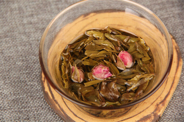 Cha Pu Er Old Trees Pu'er Cha Min Rose Herbal Tea Chinese Handmade Puer Tea 500g