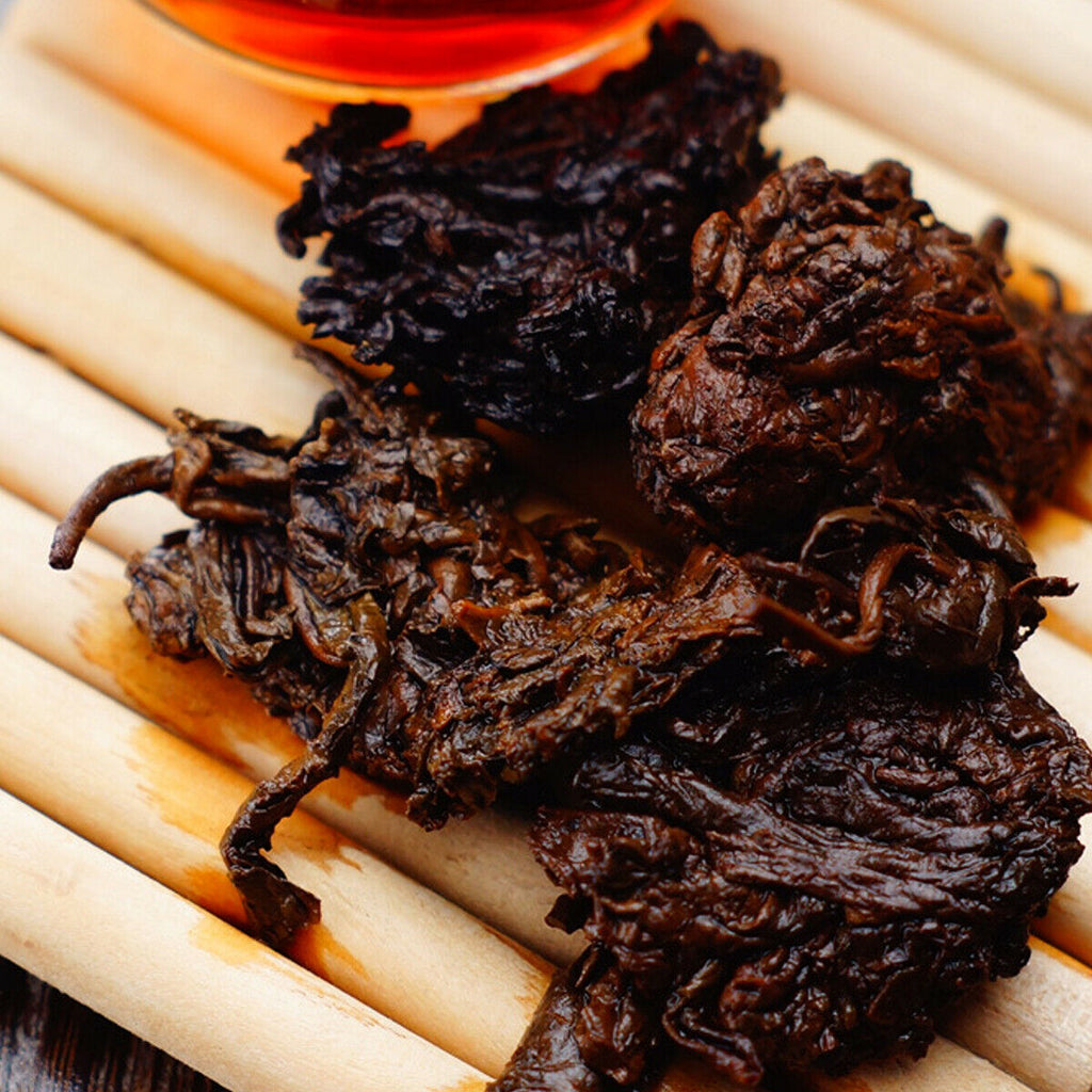 Puerh Tea Black Tea Cooked Tea  Healthy Food Red Shu Cha China Yunnan Tea 500g
