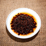 Puer Tea Ripe Pu Erh Tea Cake Menghai Golden Bud Fermented Black Tea Yunnan 357g