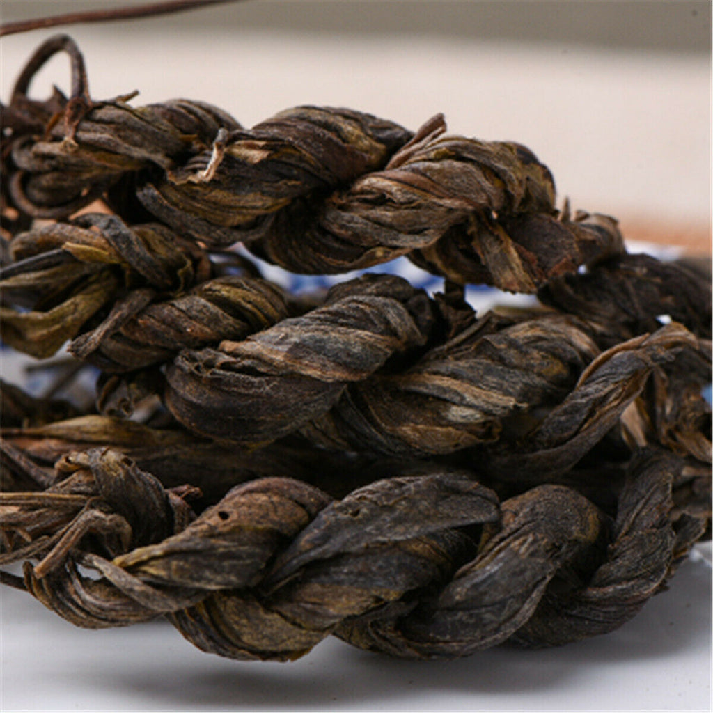 Yunnan Snowy Handmade Plait  Puer Tea Raw Pu-Erh Tea Healthy Food Puer Green Tea