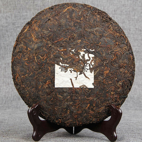 Premium Cooked Puerh Tea Jingmai Mountain Chen Xiang Old  Black Tea Organic 357g