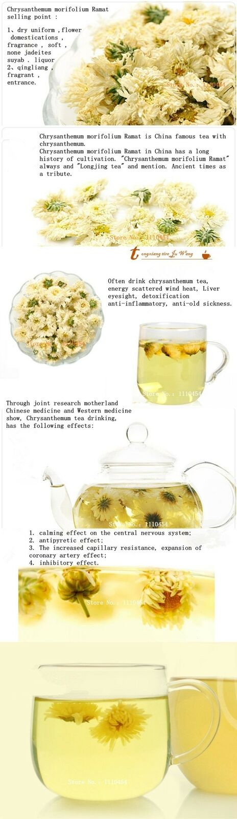 Chrysanthemum Tinned Flower Scented TeaChina HIgh Quanlity Chrysanthemum Tea 50g Main image