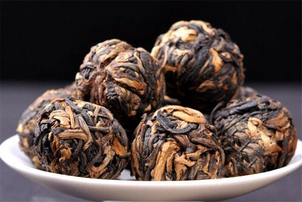 Handmade Dianhong Black Tea Small Gold Ball Diuretic Lower BPChinese Kongfu Tea