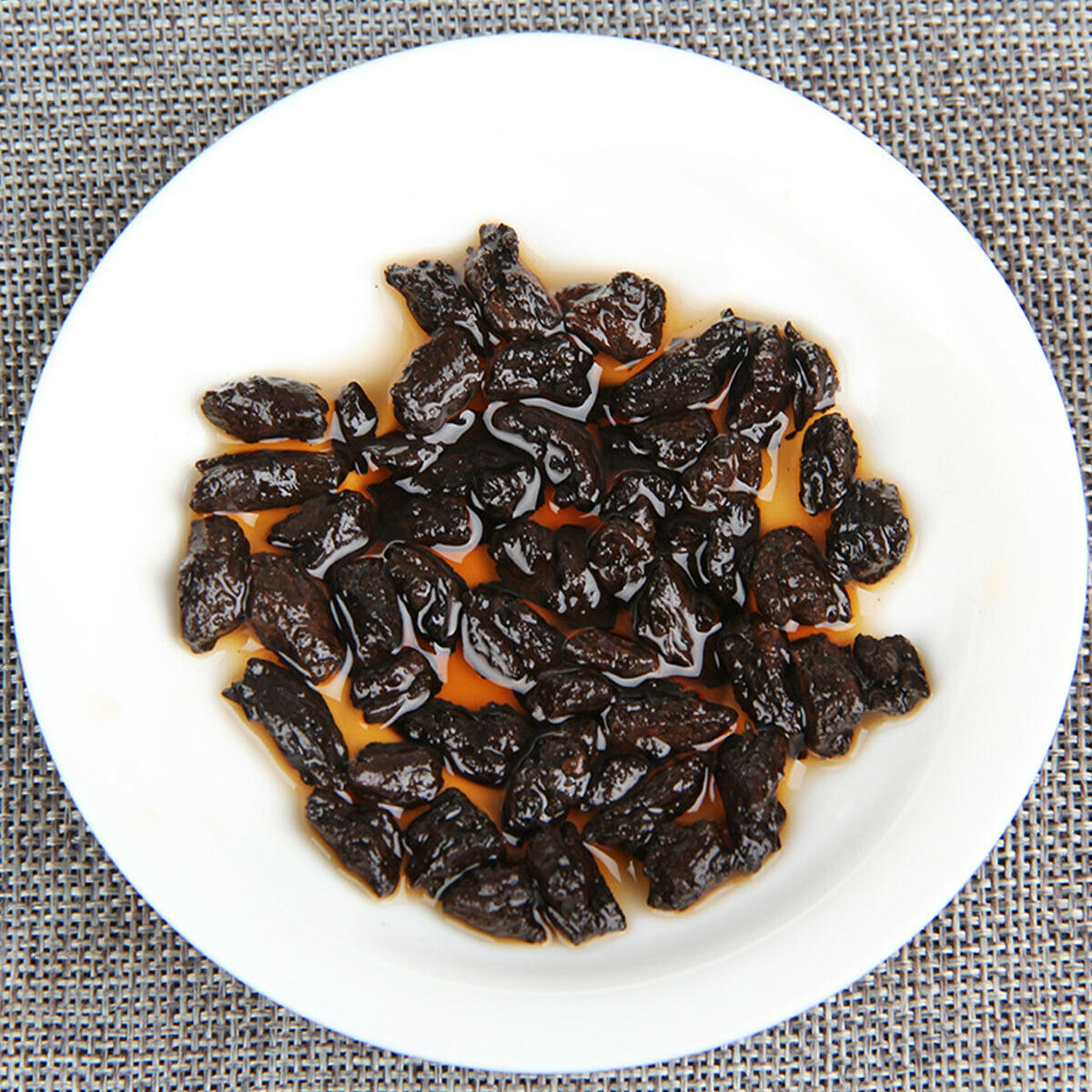 Ripe Puer Tea  Bulk Yunnan Pu-erh Tea Glutinous Rice Fragrant Bamboo Basket 500g