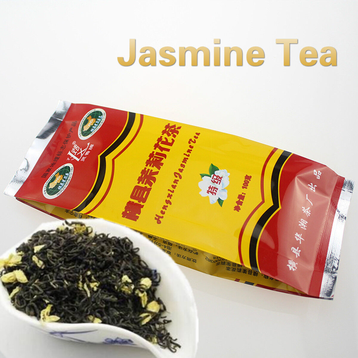 Chinese Grestest Loose Weight Healthy Scented Tea Jasmine Tea Flower Tea 100g Main image