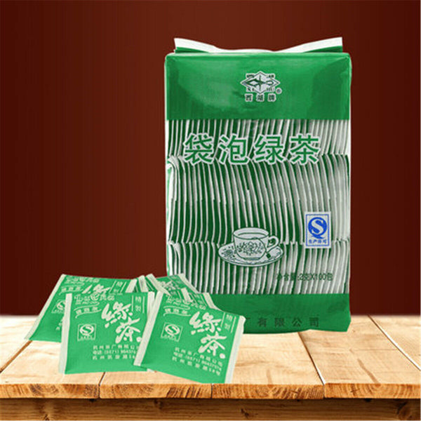 2*110g Longjing Tea Bag Chinese Organic Dragon Green Tea Pure Natural Green