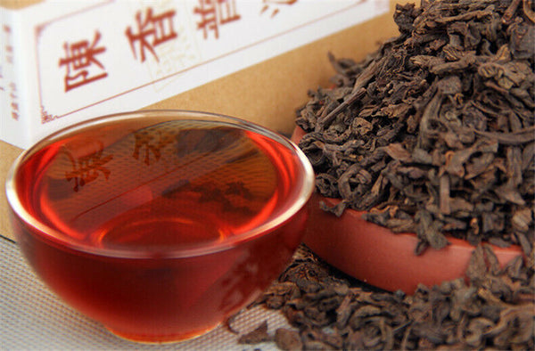 Old Tree Organic Health Chinese Puer Tea Boxed Ripe Pu-erh Loose Black Tea 120g