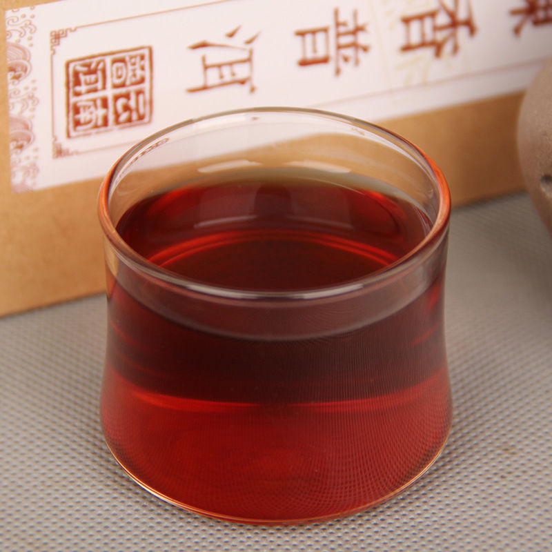 TemuTea China Puer tea boxed 120g ripe pu-erh loose Black tea old tree organic health