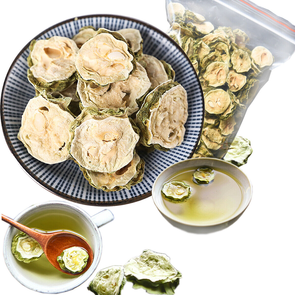 Balsam Pear Tea Fruit Tea Slices Clearing Heat Relieving Depression Lose Weight Secondary image