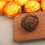 220g Ripe Pu erh Tea Handmade Dragon Ball Old Tree Spring Palace Cooked Puer Tea